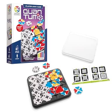 SmartGames Quantum 3D Logic Puzzle Game with 60 Challenges Brain Teaser for Ages 10+