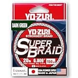 Yo-Zuri Super Braid 150 Yard Spool Dark Green 20LB