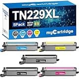 myCartridge Compatible Toner Cartridge Replacement for Brother TN229XL TN229 Toner for HL-L3280CDW MFC-L3780CDW MFC-L3720CDW HL-L3220CDW HL-L3295CDW Printer,TN-229XL TN229XXL Toner 5-Pack