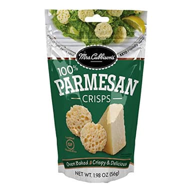 Mrs. Cubbison's Flavor 100 Real Keto Friendly Great for Snacking and Salad Topper, Parmesan Cheese Crisps, 1.98 Ounce