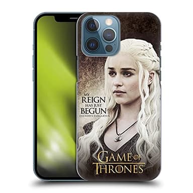 Head Case Designs Officially Licensed HBO Game of Thrones Daenerys Targaryen Quotes Hard Back Case Compatible with Apple iPhone 13 Pro Max