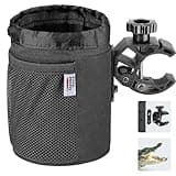 KEMIMOTO Motorcycle Cup Holder, Oxford Fabric Motorcycle Drink Holder with 0.6"-1.5" Alligator Clamp, Universal Water Bottle Holder for Motorcycle, ATV/UTV, Scooter, Boat, Kayak, Bike, Walker