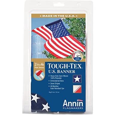 Tough Tex U.S. Flag, Polyester, 2.5 x 4-Ft.