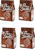 Mulino Bianco: "Pan di Stelle" biscuit with cocoa , hazelnuts and many magical starlets of icing - 12.34 Oz (350g) Pack of 4 [ Italian Import ]