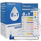 8 in 1 Water Testing Kits for Drinking Water-5pcs Independent Bag, Home Tap and Well Water Hardness Kit, Lead Test Strips for Water, Easy to Test and Read for Alkalinity, pH, Copper, Nitrite&Chlorine