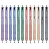 Linbsunne Gel Pens Black Ink Pens for Office 0.5mm Fine Point Pens Smooth Writing Retractable Work Pen (12-count)