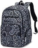 Backpack for Women Work Commuter Bag with Laptop Compartment Lightweight Teacher Nurse Backpack College Campus Essentials Extra Large Weekender Bag Aesthetic Paisley Print Mochila De Viaje Para Mujer