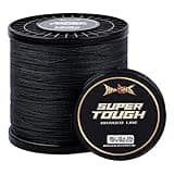 HERCULES Super Tough Braided Fishing Line 30 pounds Test Black 30LB (300 Yards) - 4 Strands