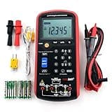 eC370T Volt mA Thermocouple Loop Process Calibrator by ennoLogic – 0-20V and 4-20mA V/mV/mA and Temperature Signal Generator, Meter and Simulator for Transmitters, Current Loops, and PLC