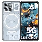 DOOGEE Blade GT (2025) 5G Rugged Phone with LED Light Effect,10.5mm Ultra-Thin,32GB+256GB Android 14 Rugged Cell Phone,Octa Core Gaming Phone,6.72" FHD+120Hz,48MP+20MP,IP68 Waterproof Phone