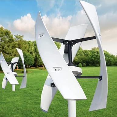 20,000W Vertical Axis Wind Turbine Kit, Grid-Tied Home Generator with Inverter & Controller, Efficient Renewable Energy for Sustainable Power, 220V Power Solution