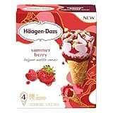 Haagen-Dazs Summer Berry Ice Cream Cones, 4ct