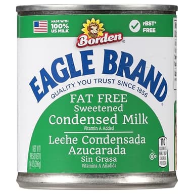 Borden Eagle Condensed Milk, Plain Sweetened, 14 oz