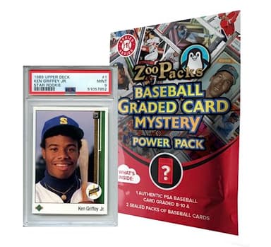 Zoo Packs MLB Baseball PSA Graded Card Mystery Power Pack - Amazon Exclusive