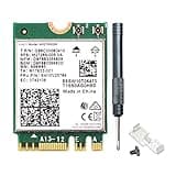 Wi-Fi 6E AX210NGW Wireless WiFi Card BT5.2 M.2 2230 Tri-Band Expands WiFi to 6GHz 160MHz 802.11ax ac MU-MIMO AX210 AX5400Mbps wifi 6E Network Card Better AX200NGW for PC Laptops Only for Windows 10 11
