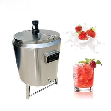 200L-500L Pasteurizer Machine, Food Grade Stainless Steel Milk Pasteurization Equipment for Raw Milk, Juice, and Yogurt, Designed for Long-Term Commercial Use