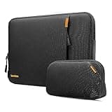 tomtoc 360 Protective Laptop Sleeve Set for 13-inch MacBook Air M4/A3240 2025, M3/A3113, M2/A2681 M1/A2337, 13-inch MacBook Pro M2/A2686 M1/A2338, Water-Resistant Laptop Case with Accessory Pouch