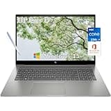 HP-Envy 17.3-Touchscreen Laptops-i7 13th Generation 14Core Intel i7-13700H| Stylus Pen| Backlit Keyboard| Thunderbolt4| Wi-Fi6E| Microsoft 365| Business Laptop (Windows 11, 64GB RAM |2TB PCIe SSD)