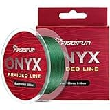 Piscifun Onyx Braided Fishing Line Advanced Superline Braid Lines 150Yd 6lb Green
