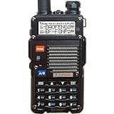 BAOFENG BF-F8HP (UV-5R 3rd Gen) 8-Watt Dual Band Two-Way Radio (136-174MHz VHF & 400-520MHz UHF) Includes Full Kit with Large Battery