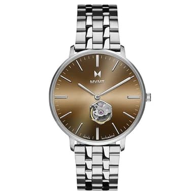 MVMT Legacy Slim Men’s Automatic Watch, 42mm, Stainless Steel Bracelet, 30M Water Resistant – Gift for Him