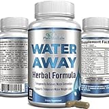 Water Away Gentle Herbal Diuretic - Natural Diuretic Water Pills - Relieve Bloating, Reduce Excess Water Weight with Dandelion Leaf, Green Tea, Detox Cleanse & Urinary Health. Non-GMO, 60 Capsules
