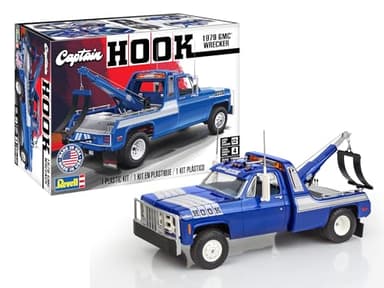 Revell 14590 1979 GMC Wrecker “Captain Hook” 1:25 Scale 57-Piece Skill Level 4 Model Building Kit