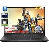 DELL Alienware M16 R2 Gaming AI PC Laptop | 16" QHD 240Hz 100% 3ms | Intel 16-Core Ultra 7 155H | 32GB DDR5 1TB SSD | GeForce RTX 4070 8GB Graphic | RGB Backlit Thunderbolt FHD IR Camera Win11Pro Grey