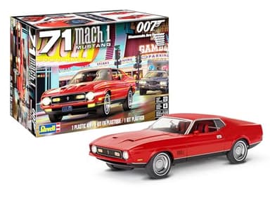 Revell 14555 '71 Ford Mustang Mach 1 429 "James Bond 007 Diamonds are Forever 1:25 Scale 121-Piece Skill Level 5 Model Car Building Kit