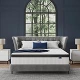 Avenco 12 Inch King Size Mattress, Hybrid Mattress in a Box with Independent Spring, Soft and Comfort Medium Firm King Mattresses, Edge Support, Pressure Relief, Back Pain Relief, CertiPUR-US.