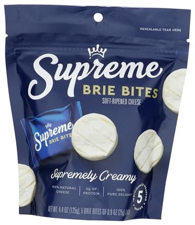 Supreme Supremely Creamy Brie Bites, 4.4 Oz
