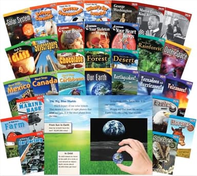 TIME FOR KIDS 2nd Grade Book Set (30 Unique Children’s Books) – An assortment of high-interest, non-fiction books that second grade kids will want to read! Includes mathematics, science, and social studies topics. Great for classroom or home use.