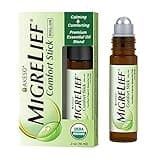 MigreLief Comfort Stick, Migraine and Headache Essential Oil Roll-On - Peppermint Lavender - 10ml