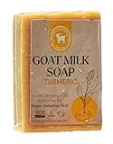 Honey Sweetie Acres Turmeric Goat Milk Soap - Handmade 5 oz Bar, Made with Natural Ingredients, Moisturizing & Gentle, Made in the USA