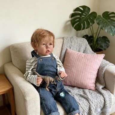 RXDOLL Realistic Reborn Baby Dolls Silicone Full Body Vinyl Boy, 20 Inch Awake Lifelike Toddler Babies Weighted Real Life Reborn Dolls for Kids Role Playing & Collectors