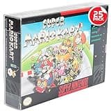 Video Game Box Protector for SNES / N64 Games - 0.40MM Thick PET Protector, SNES/Nintendo 64 Video Games Display Case compatible for Super Mario, Donkey Kong,Zelda (Pack of 25)