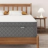 PurrJoys Full Mattress, 12 Inch Full Size Mattress with Cooling-Gel Memory Foam &Pocket Spring Hybrid, CertiPUR-US Certified, Medium Firm