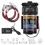 Hanchen Booster Pump Complete Kit for Home RO Reverse Osmosis Water Purification System, Quick-Connection Design, High & Low Pressure Switch Dry-Running Protection