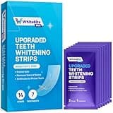 Whitebite Pro Upgraded Teeth Whitening Strips 14 Strips (7 Treatments) | Enamel-Safe | Deep Stains Removal | Non-Slip Design | Whitening Without Any Harm | Mint