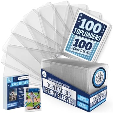 Regular 3x4 Rigid Top Loaders for Cards & Card Sleeves | Ultra Trading, Baseball, Sports & Hard Plastic Protectors, MTG Toploaders Case Bulk, Football Sleeve Holders, TCG Collectible Protectors.