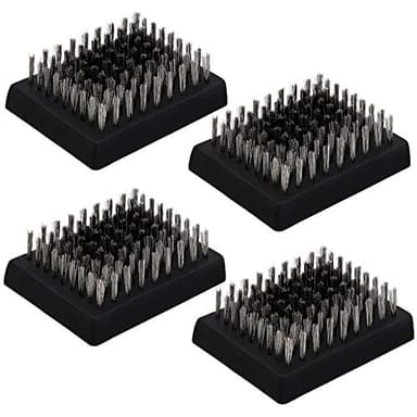 4PCS Grill Brush Replacement Heads, Wire Bristle Free Grill Cleaning Brush Replaceable Heads Fits HaSteeL Grill Brushes Only, BBQ Cleaner