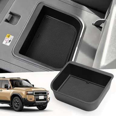 SKTMH Center Console Cool Box Organizer for Toyota Land Cruiser Prado 250 / Lexus GX 550 2024 2025 2026 Accessories Armrest Storage Box Insert Tray (Only Fit Cool Box)