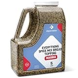 Dependable Food Everything Bagel Mix - 5 Lb. Resealable Jug - Natural, Non-GMO, No Additives, Kosher – Versatile Spice Blend for Elevating Any Dish