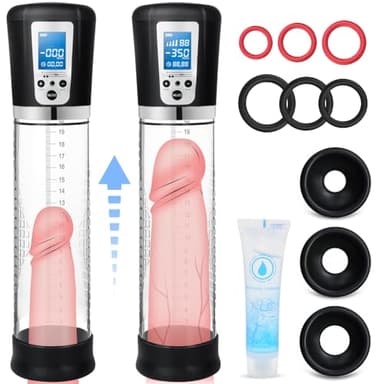 Pump Penile Vacuum, 4X Suction & Pumping Training Device, Bigger & Harder & Longer LAY461