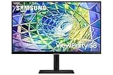 SAMSUNG S80A Computer Monitor, 27 Inch 4K , Vertical , USB C , HDR10 (1 Billion Colors), Built-in Speakers (LS27A800UNNXZA),Black