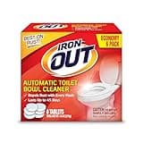 Iron OUT Automatic Toilet Bowl Cleaner, Helps Remove and Prevent Rust Stains in Toilet Bowls and Tanks, 6 Tablets