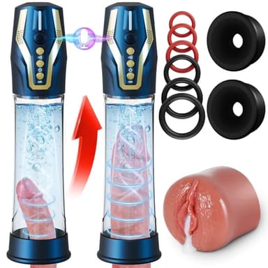 2026 New Pump Penile Vacuum, 4X Suction & Pumping Training Device, Bigger & Harder & Longer CBC50