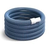 BEWAVE Pool Vacuum Hose, Above/In Ground Manual Heavy Duty Swimming Pool Hose with Swivel Cuff, 1-1/2 In x 18 Ft