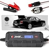 JMR Battery Charger for Rolls-Royce Ghost Phantom Trickle Charger Conditioner Maintainer (2-Pin Port, Add Lithium Mode)