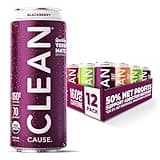 CLEAN Cause Low Calorie Variety Pack Sparkling Yerba Mate Tea, 160mg Caffeine, Organic, Low Sugar, Healthy Alternative to Energy Drinks (16oz cans, 12-Pack Case)